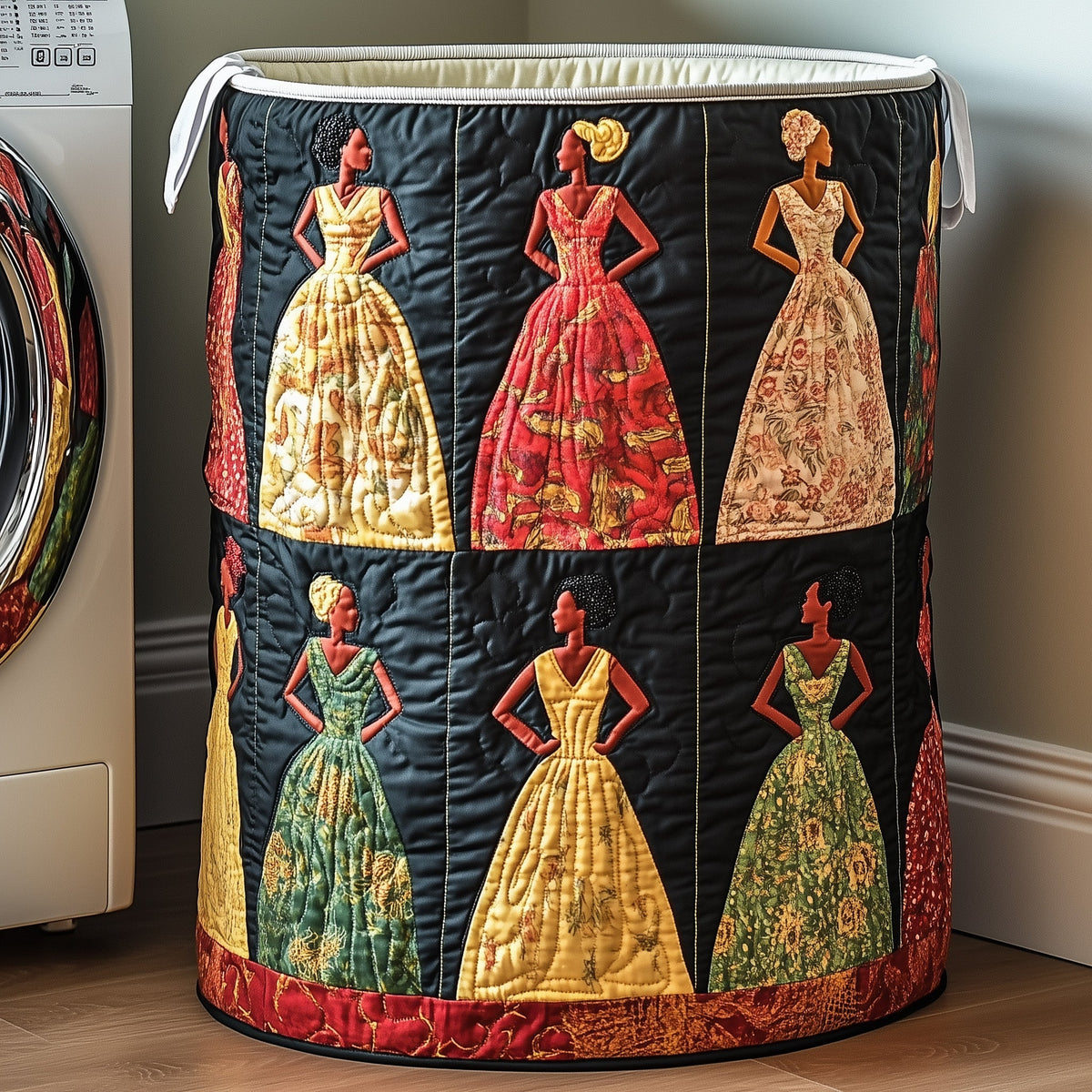 Proud Roots Quilted Laundry Basket Holiday Favorite Gift