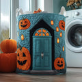 Pumpkin Halloween Quilted Laundry Basket Anniversary Merch Gift