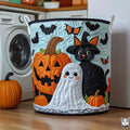 Pumpkin Halloween Quilted Laundry Basket Gift To Brighten Their Day
