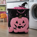 Pumpkin Halloween Quilted Laundry Basket Valentine’s Day Merch Gift