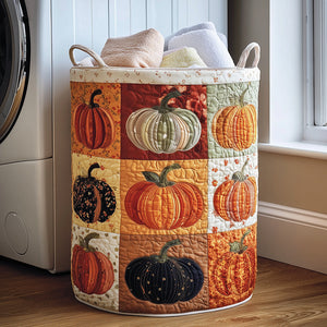 Pumpkin Tale Quilted Laundry Basket Valentine’s Day Merch Gift