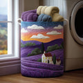 Purple Horizon Quilted Laundry Basket New Year Merch Gift