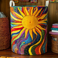 Radiant Sun Quilted Laundry Basket Spring Merch Pick