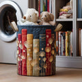Read And Relax Quilted Laundry Basket Christmas Merch Gift