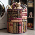 Reading Garden Quilted Laundry Basket Summer Merch Vibes