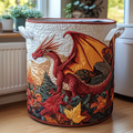 River Dragon Quilted Laundry Basket Holiday Favorite Gift