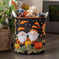 Rustic Gnome Mood Quilted Laundry Basket Easter Merch Gift
