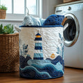 Sea Breeze Light Quilted Laundry Basket Best Gift For Him