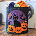 Shadow Whispers Quilted Laundry Basket Halloween Merch Gift