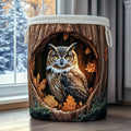 Silent Owl Quilted Laundry Basket Must-Have Home Essential