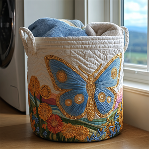 Sky Dancer Quilted Laundry Basket Thanksgiving Merch Gift