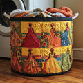 Soulbound Roots Quilted Laundry Basket Summer Merch Vibes