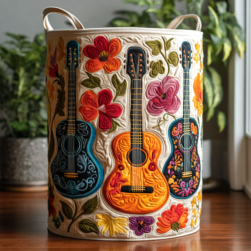 Strings Of Memory Quilted Laundry Basket Valentine’s Day Merch Gift