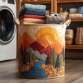 Sun River Quilted Laundry Basket Graduation Merch Gift