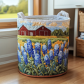 Sunny Cottage Quilted Laundry Basket Back To School Merch