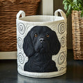 Swirl Spaniel Quilted Laundry Basket Holiday Gift For Laundry Lovers