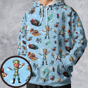 Nostalgic Christmas Jack Frost All-over Print Hoodie