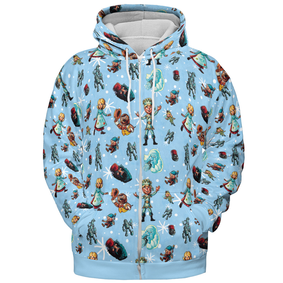 Nostalgic Christmas Jack Frost All-over Print Hoodie