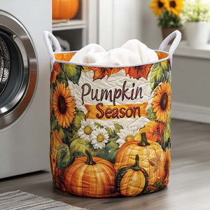 Thankful Days Quilted Laundry Basket Great Stocking Stuffer