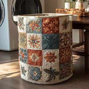 Thread Of Light Quilted Laundry Basket Unique Gift For Laundry Lovers