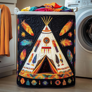Tribal Comfort Quilted Laundry Basket Creative Gift For Family