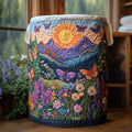 Twilight Flutter Quilted Laundry Basket Merch For Family Time