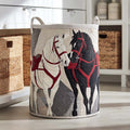 Twin Steed Quilted Laundry Basket Holiday Gift For Laundry Lovers