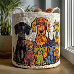 Wagging Wonders Quilted Laundry Basket Mother’s Day Merch Gift
