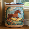 Wild Horse Quilted Laundry Basket Must-Have Laundry Essential