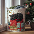 Winter Dreams Quilted Laundry Basket Merch For Family