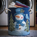 Winter Friends Quilted Laundry Basket Merch For Him