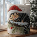 Winter Whiskers Quilted Laundry Basket Thanksgiving Merch Gift