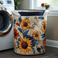Yellow Bliss Quilted Laundry Basket Ideal Gift For Mom