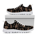 Aboriginal Australian Pattern Print White Running Shoes