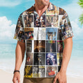 ABBA Hawaiian Shirt Iconic Album Collage Vintage Music Style