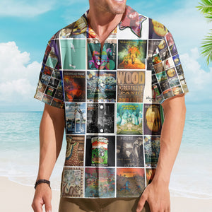 Widespread Panic Hawaiian Shirt Vintage Album Collage Southern Rock Style