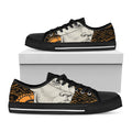 African Style Print Black Low Top Sneakers
