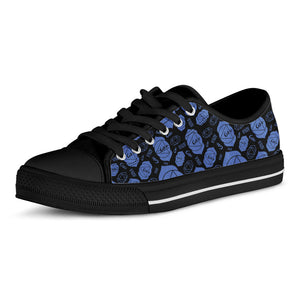 Ajna Chakra Pattern Print Black Low Top Sneakers