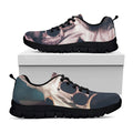 American Astronaut Cat Print Black Running Shoes