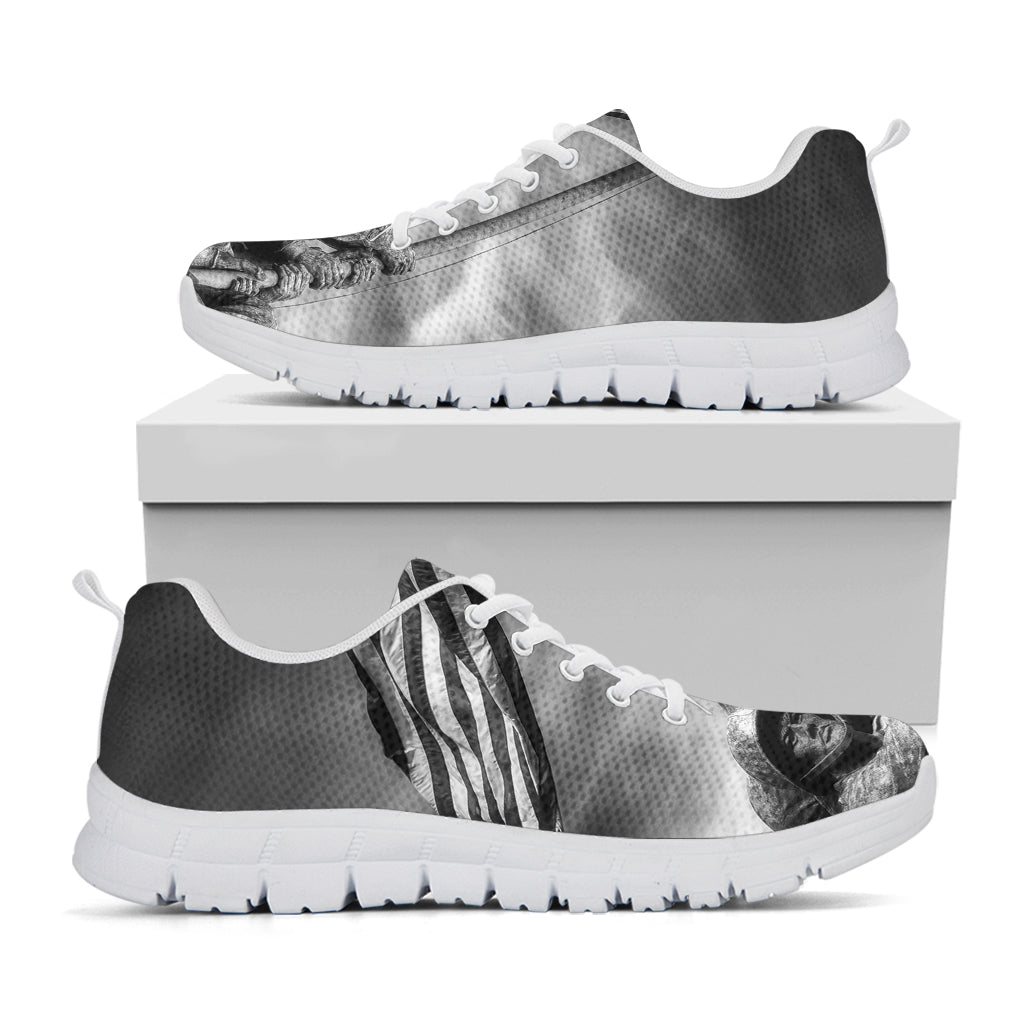 American War Memorial Print White Running Shoes
