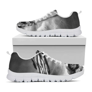 American War Memorial Print White Running Shoes