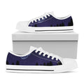 Aquarius Constellation Print White Low Top Sneakers