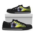 Atheris Nitschei Snake Print Black Low Top Sneakers