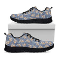 Baby Koala Pattern Print Black Running Shoes