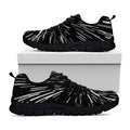Black And White Lightspeed Print Black Running Shoes