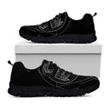 Black And White Pisces Sign Print Black Running Shoes