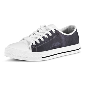 Black Jaguar Print White Low Top Sneakers