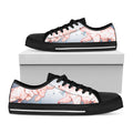 Bull And Bear Stock Market Print Black Low Top Sneakers
