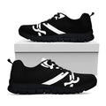 Calico Jack Pirate Flag Print Black Running Shoes
