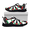 Classic Dartboard Print Black Running Shoes